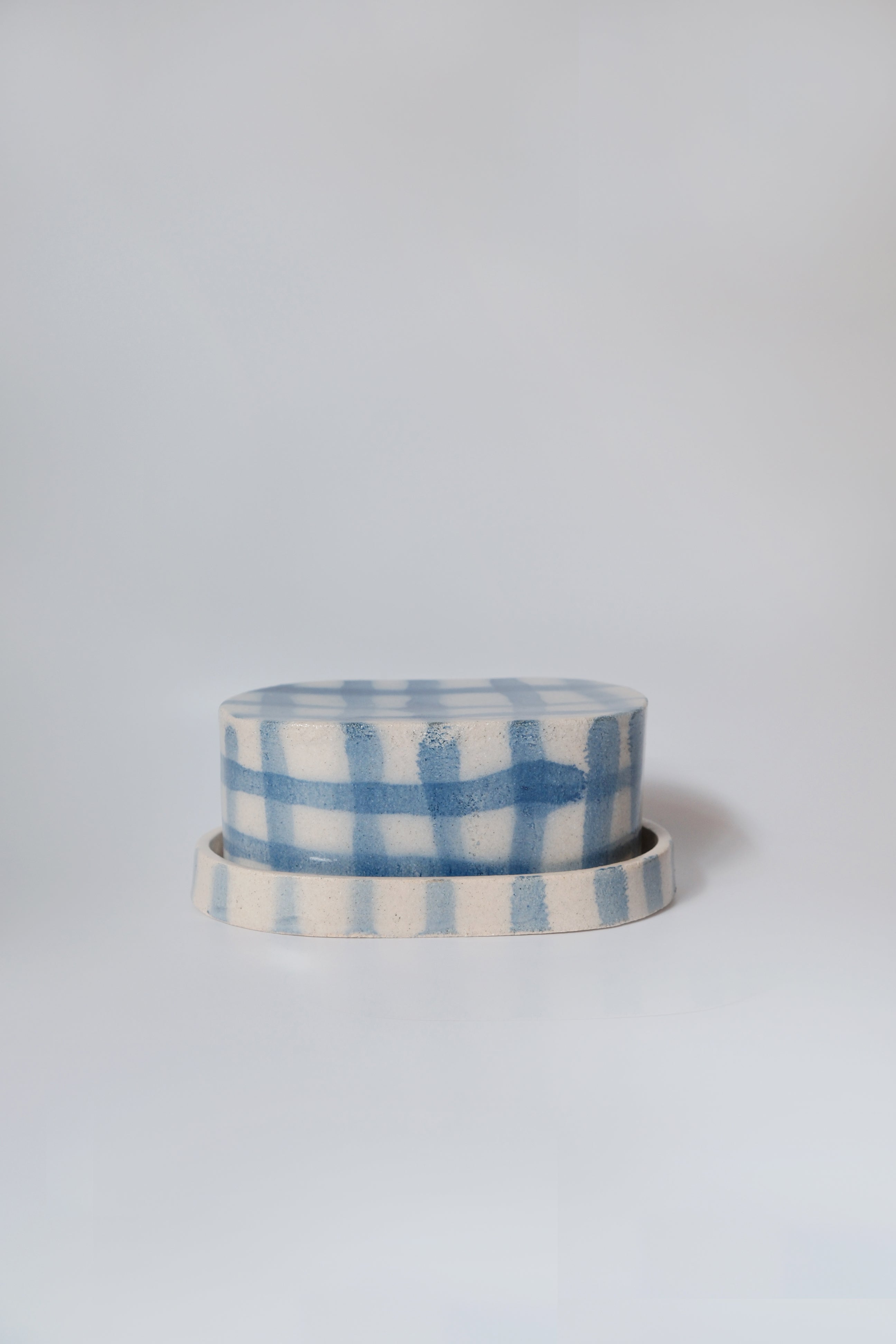 Super Ceramics_Butter Dish_Brush Grid